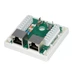 Розетка мережева Lucom RJ45 STP6 2x2 (розетка) зовнішня LSA Punch down AWG22-24 білий(62.09.8395) - изображение 2