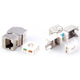 Роз'єм Lucom RJ45 STP6a-конектор /F Keystone AWG22-26 LSA PoE+ срібний(62.09.8116) - изображение 4