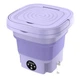 Портативная стиральная машина Mini Folding Washing Machine 8л. (мини стиралка) Фиолетовый MF-320-Violet - изображение 1