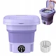 Портативная стиральная машина Mini Folding Washing Machine 8л. (мини стиралка) Фиолетовый MF-320-Violet - изображение 4
