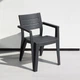Стілець садовий Keter Julie dining chair графіт 246188 - изображение 2