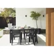 Стілець садовий Keter Julie dining chair графіт 246188 - изображение 5