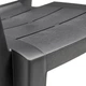 Стілець садовий Keter Julie dining chair графіт 246188 - изображение 8