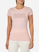 Футболка хлопковая женская Armani Exchange 451170712 XL Розовая (1159802717) - изображение 1