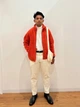 Толстовка на флисе мужская Uniqlo 345325309 S Оранжевая (1159802861) - изображение 3