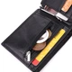 Мужской кошелек-зажим из натуральной кожи ST Leather 22460 черный - изображение 5