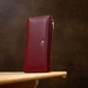 Стильный кожаный кошелек ST Leather 19380 темно-красный - изображение 6