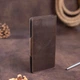 Кошелек мужской из винтажной кожи SHVIGEL 16169 коричневый - изображение 7
