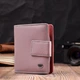 Кошелек из натуральной кожи для женщин вертикального формата ST Leather 19439 лиловый - изображение 6