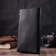 Женский кошелек-клатч с двумя молниями из натуральной кожи ST Leather 22527 черный - изображение 7