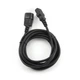 Кабель силовий Cablexpert PC-189-VDE-5M (С13-С14), VDE, чорний, 5м - зображення 2