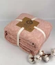 Простирадло махрове АЕ Jakard 220x240 Dirty Pink - изображение 1