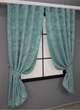 Комплект штор коротких VR-Textil Жаккард Sultan YL № 1292ш Бирюзовый 130х170 см 2 шт (35-0074) - изображение 2