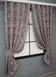 Комплект штор коротких VR-Textil Жаккард Sultan YL № 1210ш Серо-пудровый 130х170 см 2 шт (35-0073) - изображение 2
