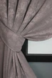Комплект штор коротких VR-Textil Жаккард Sultan YL № 1210ш Серо-пудровый 130х170 см 2 шт (35-0073) - изображение 3