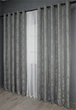 Комплект штор на люверсах VR-Textil Жаккард Sultan YL № 1212ш Серый 150х250 см 2 шт (37-0054) - изображение 5