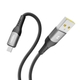 Кабель для зарядки и обмена данными USB YOKI YK-SO15 SOLID Series USB/МicroUSB 60W (3A/20V), 1.2 метра, Черный - изображение 5