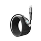 Кабель для зарядки и обмена данными USB YOKI YK-LE17 LED Series Type-C to Lightning 30W (3A/10V) 2m Black - изображение 5