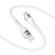 Кабель для зарядки и обмена данными USB YOKI YK-EX11 EXTRA Series Type-C to Type-C 60W (3A/20V) 1.2m White - изображение 4