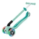Дитячий самокат 3-7 років Globber Primo Foldable Lights, м'ятний (432-206-3) - зображення 2