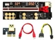Райзер серверний 6 PIN VER V016/6 Pin 60 см USB Червоний роз'єм PCI-E 2 LED індикатора (734077666-1) Чорний - зображення 3
