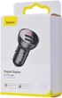 Зарядное устройство в автомобиль Baseus Digital Display Dual USB 4.8A Car Charger 24W Grey (CCBX-0G) - изображение 10