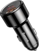 Зарядний пристрій в автомобіль Baseus Magic Series Dual QC Digital Display 45W USB + Type-C 6A Quick Charge 4.0 (CCMLC20C-01) Black - зображення 2