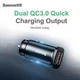 Зарядное устройство в автомобиль Baseus Square Metal 30W Quick Charge 3.0 2USB 5A Black (CCALL-DS01) - изображение 6