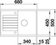 Мойка кухонная Blanco - 527197 ZIA 45 S Compact - изображение 5