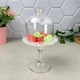 Невелике скляне блюдо з купольною кришкою Pasabahce Patisserie - зображення 1
