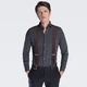 Подтяжки Bow Tie House мужские галстучные Pecan Brown в ромбик 10503L - изображение 5