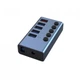 Концентратор Dynamode 5 ports USB3.0 to 4*USB3.0+2.4A Power Adapter 2.5A/12V (DM-UH-P405-G) - зображення 1