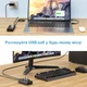 Концентратор Dynamode 5 ports USB3.0 to 4*USB3.0+2.4A Power Adapter 2.5A/12V (DM-UH-P405-G) - зображення 8