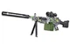Дитячий іграшковий автомат кулемет M249 Орбіган PROFI PUBG стріляє орбізами на акумуляторі Зелений - зображення 4