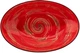 Блюдо глубокое Wilmax Spiral Red овальное 25х16.5х6 см 570 мл (WL-669240/A) - изображение 1