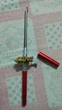 Портативная карманная телескопическая мини удочка с катушкой Fishing Pen 7376 для ловли рыбы Красная - изображение 6