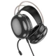 Ігрові навушники з мікрофоном Hocо W109 Plus (2 метри, RGB, об'ємний звук 7.1, USB, дротові, з оголов'ям) - Чорний - зображення 3