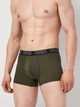 Набор трусов боксеров мужских хлопковых Puma Men Everyday Trunk 93832119 S 2 шт Хаки/Черный (8720245811392) - изображение 3