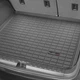 Автомобильный коврик в багажник авто Weathertech Chevrolet Equinox 18- черный за 2м рядом Шевроле Эквинокс WT0025189 - изображение 1
