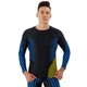 Мужской спортивный комплект рашгард + тайтсы Domino 210-5 размер 2XL (180-185см) Black-Blue-Yellow - изображение 5
