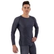 Мужской спортивный комплект рашгард + тайтсы Domino 210-11 размер 2XL (180-185см) Grey-Black - изображение 3