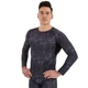Рашгард чоловічий з довгим рукавом Domino 210-9 розмір S (160-165см) Black-Dark Grey - зображення 3