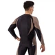 Рашгард чоловічий з довгим рукавом Domino 210-7 розмір L (170-175см) Black-Brown - зображення 4