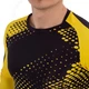 Мужской спортивный комплект рашгард + тайтсы Domino 210-19 размер L (170-175см) Black-Yellow - изображение 8