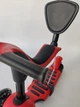 Самокат беговел детский трехколесный Scooter Horned 0332 с родительской ручкой Red-Black - изображение 3