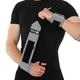 Бинты кистевые для жима и тяги Ezous Strenght Wrist Wraps C-04 2шт в комплекте Black-Grey - изображение 2
