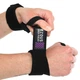 Бинты кистевые для жима и тяги Ezous Lifting Wrap C-01 2шт в комплекте Black-Purple - изображение 1