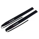 Бинты кистевые для жима и тяги Ezous Strenght Wrist Wraps C-02 2шт в комплекте Black-Purple - изображение 7