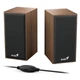 Колонки Genius SP-HF180 Wood USB 2х3W дерево (54952) - изображение 2