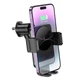 Тримач HOCO Speed wireless fast charging Car holder HW13 (air outlet) |15W, 4.5-7"| чорний - зображення 6